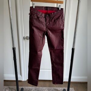 Rock & Republic Women’s Deep Red Slim Jeans